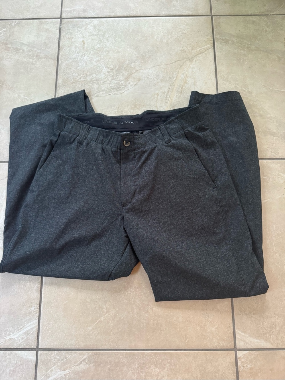 Under Armour Men's Dark Charcoal Performance Pants